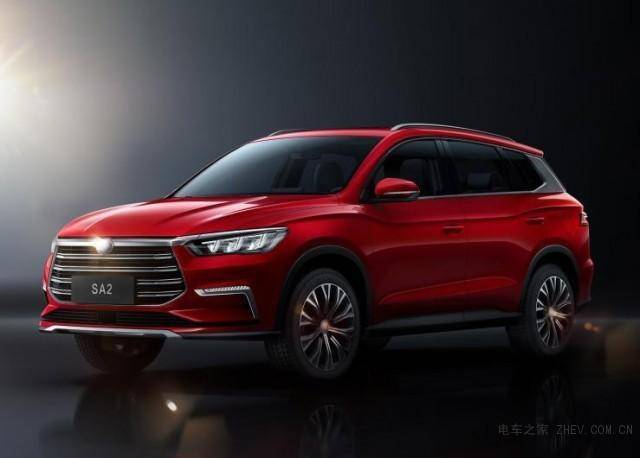 比亚迪SA2官图发布 定位紧凑型SUV